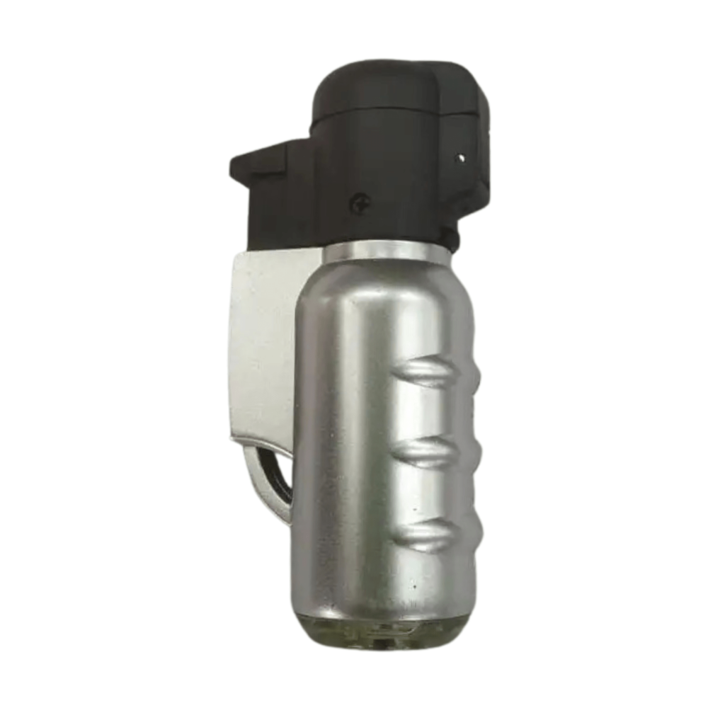 Silver Turbo Jet Flame Cigar Lighter