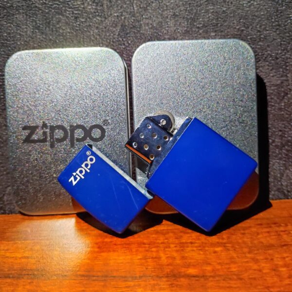 Zippo Lighter Dark Blue