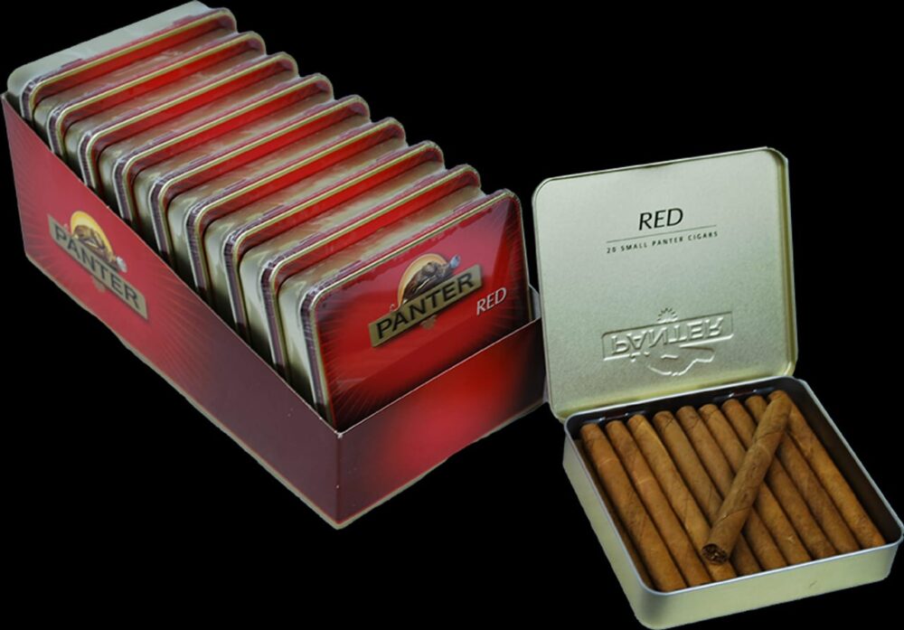 Panther Red. filter cigarillos.