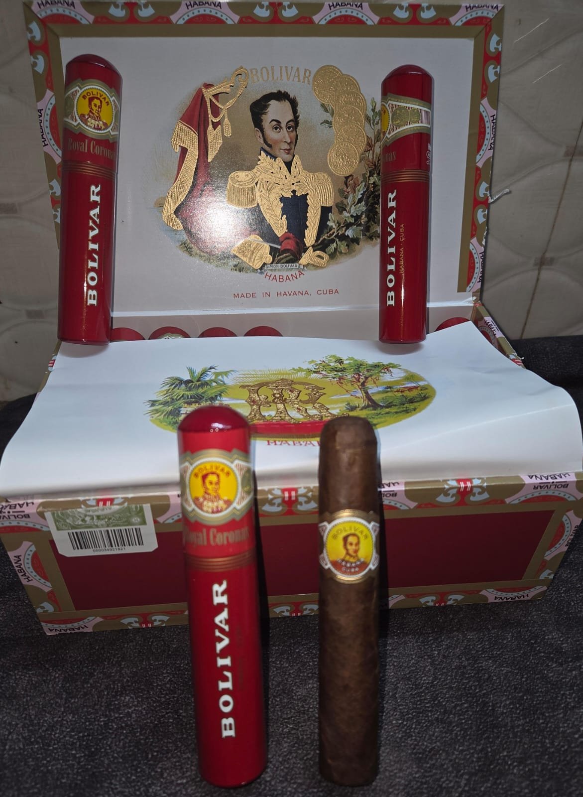 Bolivar Royal Coronas Tubos 25 Bolivar Royal Coronas Tubos 25